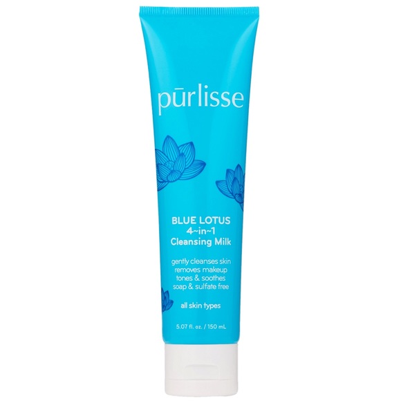 Pūrlisse Blue Lotus 4~in~1 Cleaning Milk All skin types 5.07 fl oz. - Picture 2 of 4